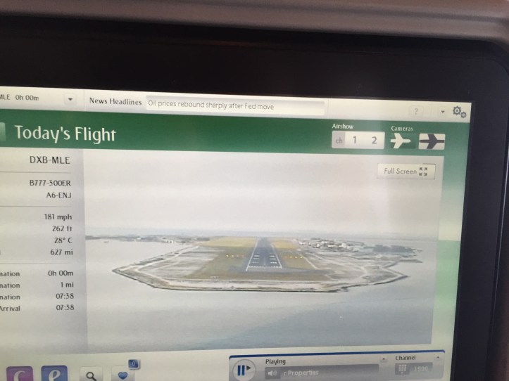 Leszállás Maléban